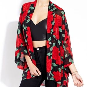 ISO Forever 21 sweet rose kimono